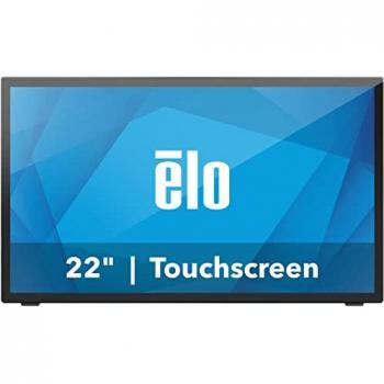 Monitor Táctil Elo Touch 21.5 Full HD 1920 x 1080 LCD, 4K Ultra HD, HDMI, VGA, DisplayPort, Altavoces Integrados, Color Negro