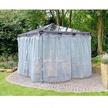 Pérgola de aluminio y policarbonato 430x295,5cm Martinique 4300 Canopia de Palram