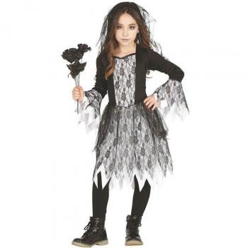 Disfraz de Novia Cadáver Ghost Girl para niña de 3-4 años