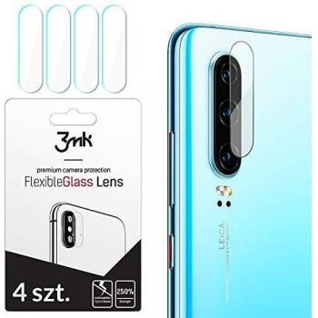 3MK - Protector de Camara Trasera Anti Golpes- 100% Efectivo Compatible con iPh XS- 4 Unidades- Transparente