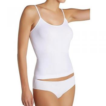 Camiseta Interior de Mujer Ysabel Mora 19105 Microfibra con Tirante Fino Blanca