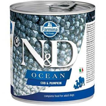 Farmina N&D Ocean Comida para Perros Adultos con Bacalao y Calabaza 285g