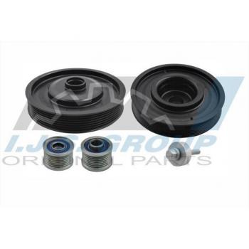 Polea de cigüeñal IJS GROUP 17-1031KSET para RENAULT y NISSAN, compatible con referencias 1230300QA0, 1230300QA6, 1230300QAZ,