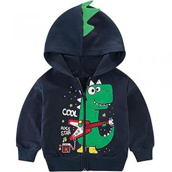 Garsumiss Niños Dinosaurios Encapuchado Abrigos