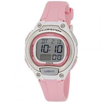 Reloj Casio Rosa sumergible para niñas LW-203-4A