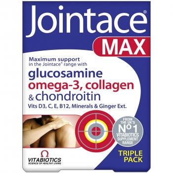 Vitabiotics Jointace Max 84 Comprimidos - Triple Pack con Aceite de Pescado, Colágeno y Minerales