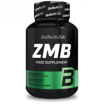 BioTechUSA ZMB Cápsulas de Suplemento Dietético con Zinc, Magnesio y Vitamina B6 - 60 Cápsulas
