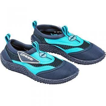 Cressi Coral Jr Zapatillas Chanclas, Unisex niños, Bleu/Azul Claro, 29