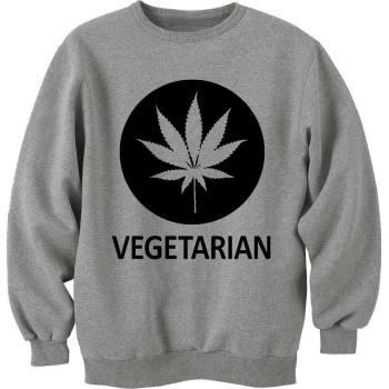 Sudadera de abrigo Veg, para invierno, unisex Gris gris Medium