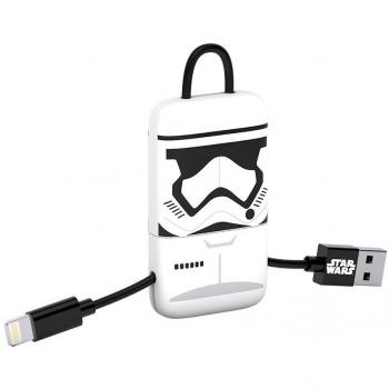 Stormtrooper Lightning USB Keychain Cable - 22cm MFI Certified