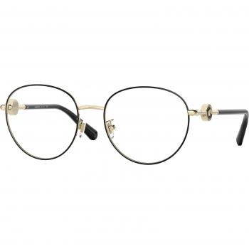 Versace VE1273D Asian Fit 1433 Women's Eyeglasses Black Size 54 - Blue Light Block Available