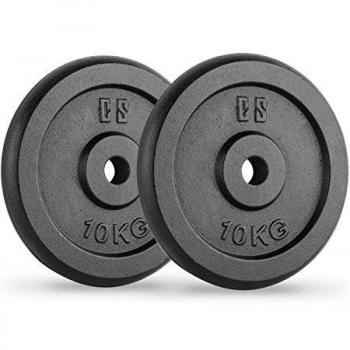 CAPITAL SPORTS IPB 10 Pareja de discos para mancuerna gimnasio