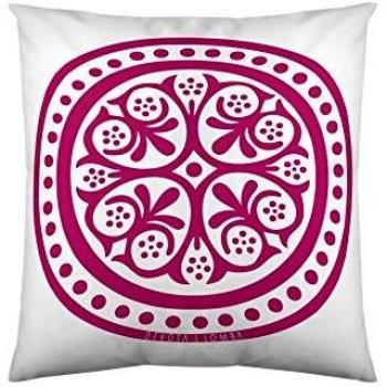 Devota & Lomba Funda De Cojín Medallones Rosa 80 x 80 cm