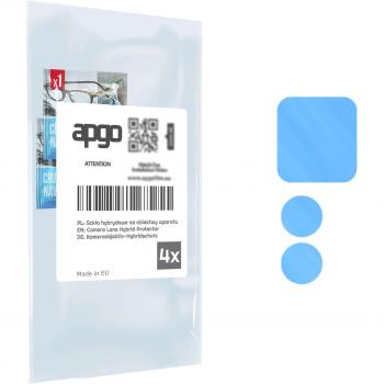 Protector de Lente de Cámara apgo 4x, Vidrio Híbrido 9H para TCL 30, Protección Total para Cámara