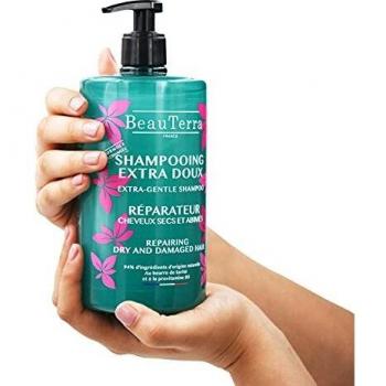 Beau Terra Champú extra suave para el reparador de cabello seco, 750 ml