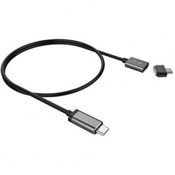 Cable USB LMP 17083 de 1,8 m USB C Gris