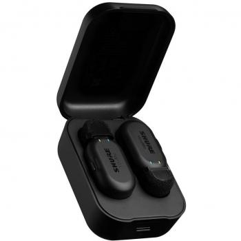 Micrófono Lavalier Inalámbrico Shure MoveMic Two - Sistema de Dos Micrófonos con Estuche de Carga