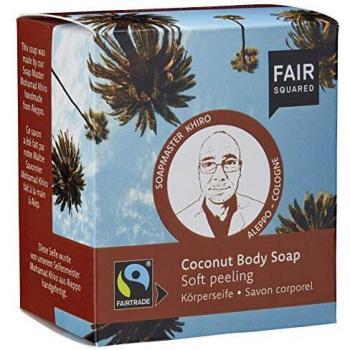 Fair Squared Coconut Body Soap with Soft Peeling, 160 g