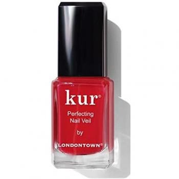 Kur Perfecting Nail Veil Hardener Polish - Sheer Poppy Red #8 (12ml)