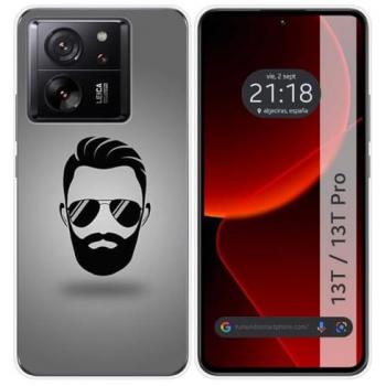 Funda de Silicona Alta Calidad para Xiaomi 13T / 13T Pro 5G - Diseño Barba
