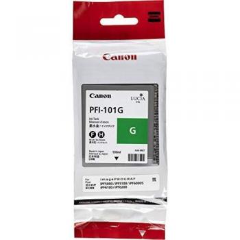 Canon PFI-101G Ink Tank Pigment Green - Cartucho de Tinta para impresoras