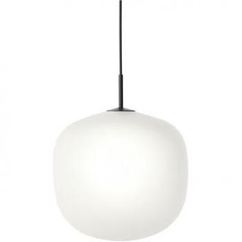 Lámpara Colgante Muuto Rime Ø37 cm Negro/Opal