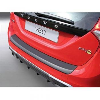 ABS Rear bumper protector Volvo V60 2010-2018 Black