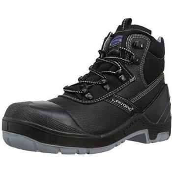 Lavoro Barcelona - zapatos de seguridad de cuero hombre, color negro, talla 44