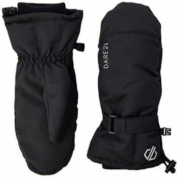 Dare 2b Veracity Waterproof Breathable Insulated Ski Snowboard Mitt with Gripped Palm and Thumb Guantes, Hombre, Negro, M
