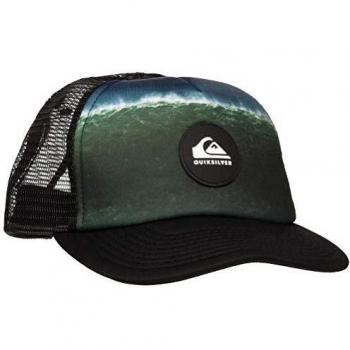 Quiksilver Psychic Patterns - Gorra Trucker para Chicos 8-16 Cap, Niños, Black, 1SZ