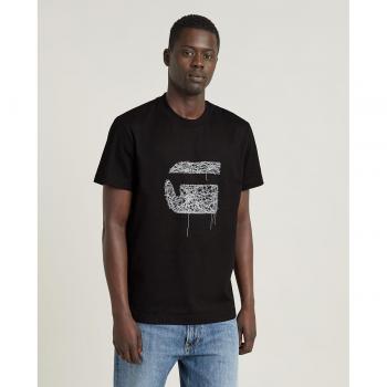 Camiseta de manga corta G-Star Raw Stitch Burger para hombre