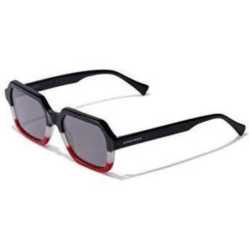 Hawkers Tri Color Dark Minimal Men's Sunglasses Black Size 50