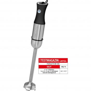 Proficook SM 1094 - Batidora de Mano Semiprofesional, Acero Inoxidable/Negro
