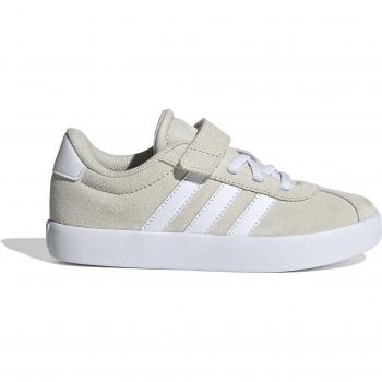 Zapatillas Sneakers Adidas VL Court 3.0 para niños en color beige, modelo infantil, diseño moderno, talla 29