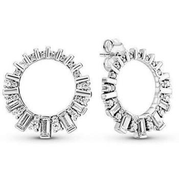 Pandora Pendientes de botón Mujer plata - 297545CZ