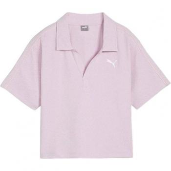 Polo Puma Her Mujer Lila Camiseta de Manga Corta Puma para mujer en color negro