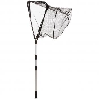 Zebco Netze und Landungshilfen Klappkescher 2.10m Tele Rubber Net 3 Sec. 10mm - Retel para Pesca, Color Multicolor