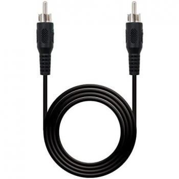 Nanocable 10.24.0405 Cable de Audio RCA 5 m Negro