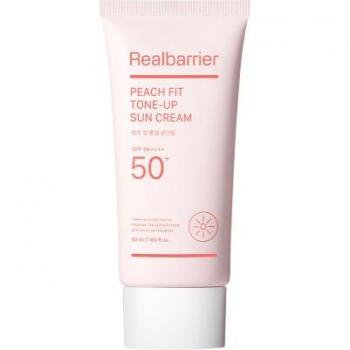 Real Barrier Peach Fit Tone-Up SPF 50+ Tinted Face Cream - 50ml