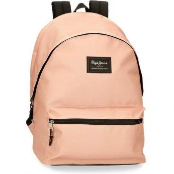 Pepe Jeans Aris Colorful Unisex Backpack - Nude Pink, Casual, Polyester, 2024