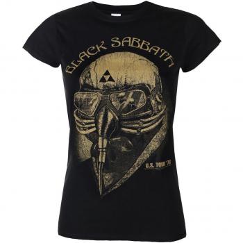 Black Sabbath Women's T-Shirt - US Tour 78 - Black - Rock Off S