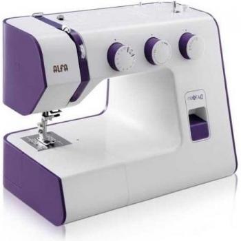 Alfa NEXT 40 - Máquina de coser con 25 puntadas, color morado