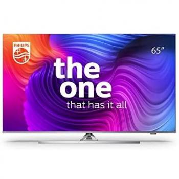 Philips Smart TV 4K de 65 Pulgadas. Televisión LED UHD Ideal para Netflix, Youtube y Gaming/Asistente de Google y Alexa/Android TV, Ambilight, HDR, Dolby Vision y Dolby Atmos/Philips 65PUS8506