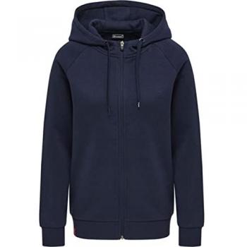 Hummel Women's Zip-Up Hoodie Red Classic