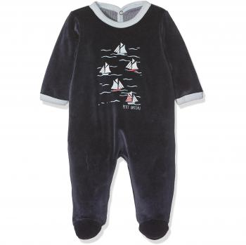 Petit Bateau Luck Pijama Unisex Bebé, Azul