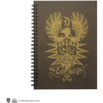 Cinereplicas Cuaderno Espiral Escudo Familia Dumbledore - Alta Calidad