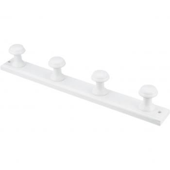 Brinox Perchero, Haya, Lacado Blanco, 48x5.5x7.4 cm