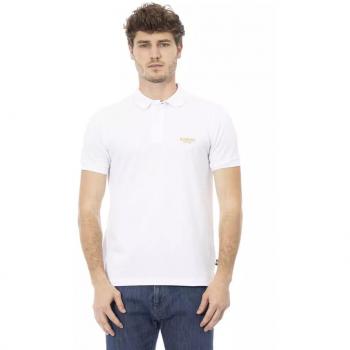 Baldinini Trend White Cotton Polo Shirt - XL