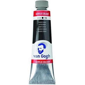 Van Gogh – Acrílico Van Gogh 40 ml n 735 negro óxido