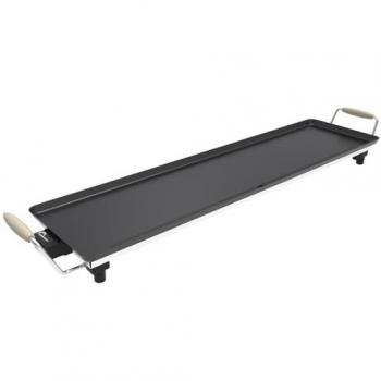 Plancha eléctrica Little Balance 2000W con superficie de cocción de 90x23cm y revestimiento antiadherente sin PFAS